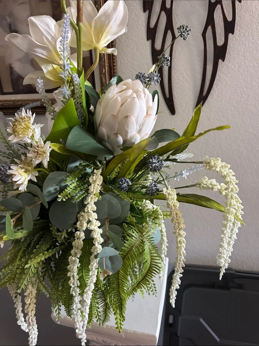Louis Vuitton Blue and White Faux Orchid Arrangement